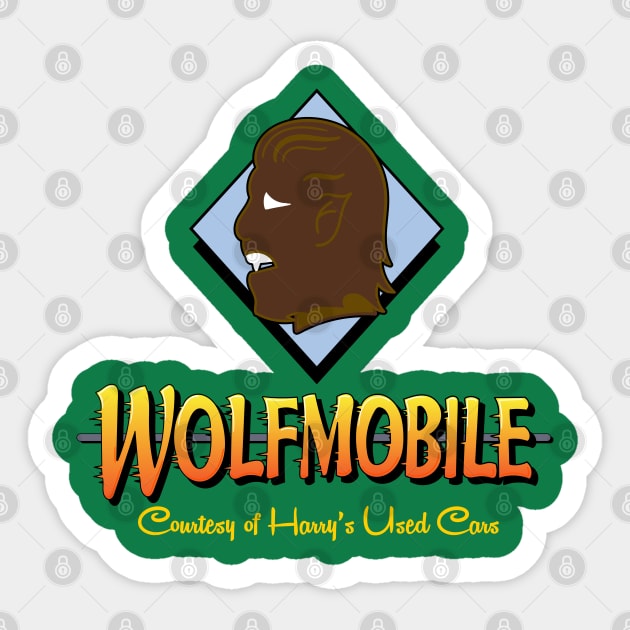 Wolf Mobile Sticker by Meta Cortex